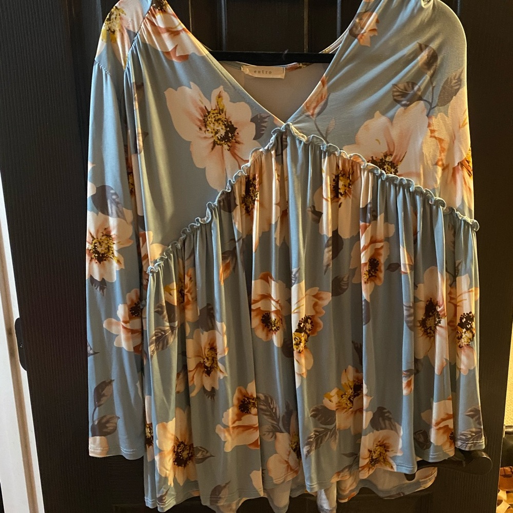 Flowered Blouse